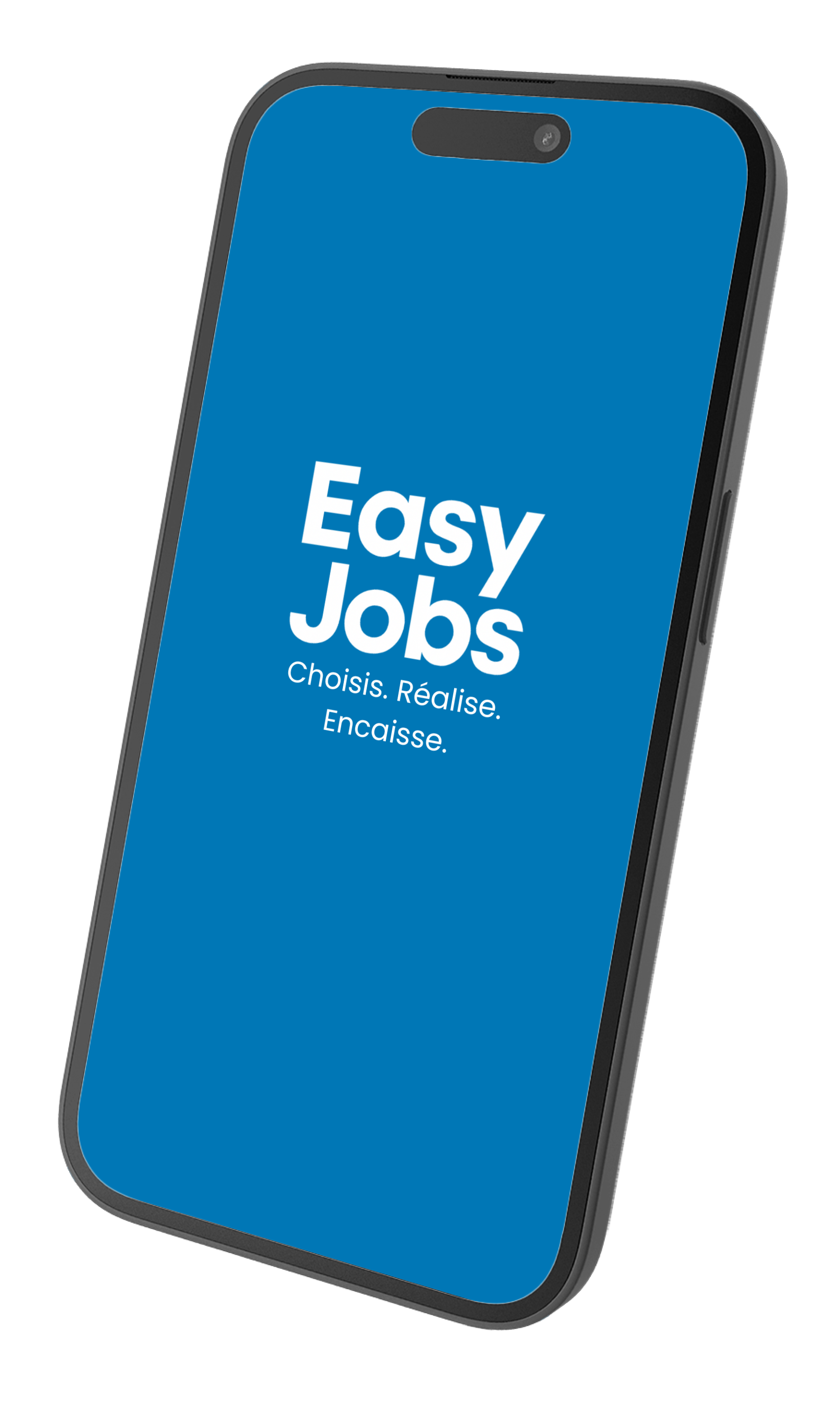 Application EasyJobs sur un téléphone